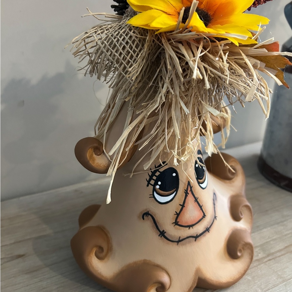 Scarecrow ceramic tree - Picture 2 of 3